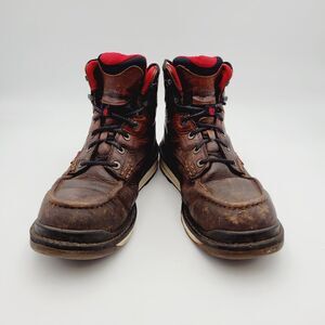 Rocky Mens Rams Horn Work Safety Boots Brown Composite Toe Waterproof 12 W